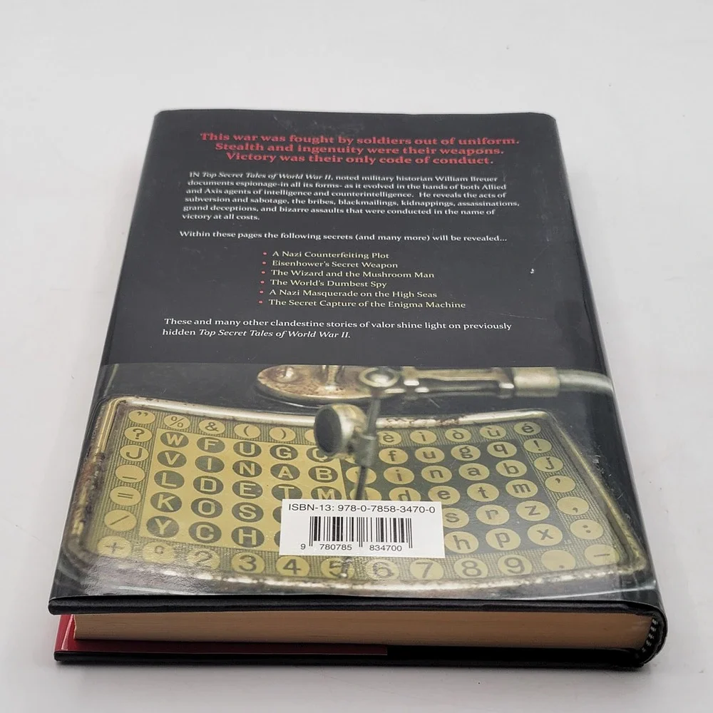 William B. Breuer Top Secret Tales of World War II Hardcover History Excellent
